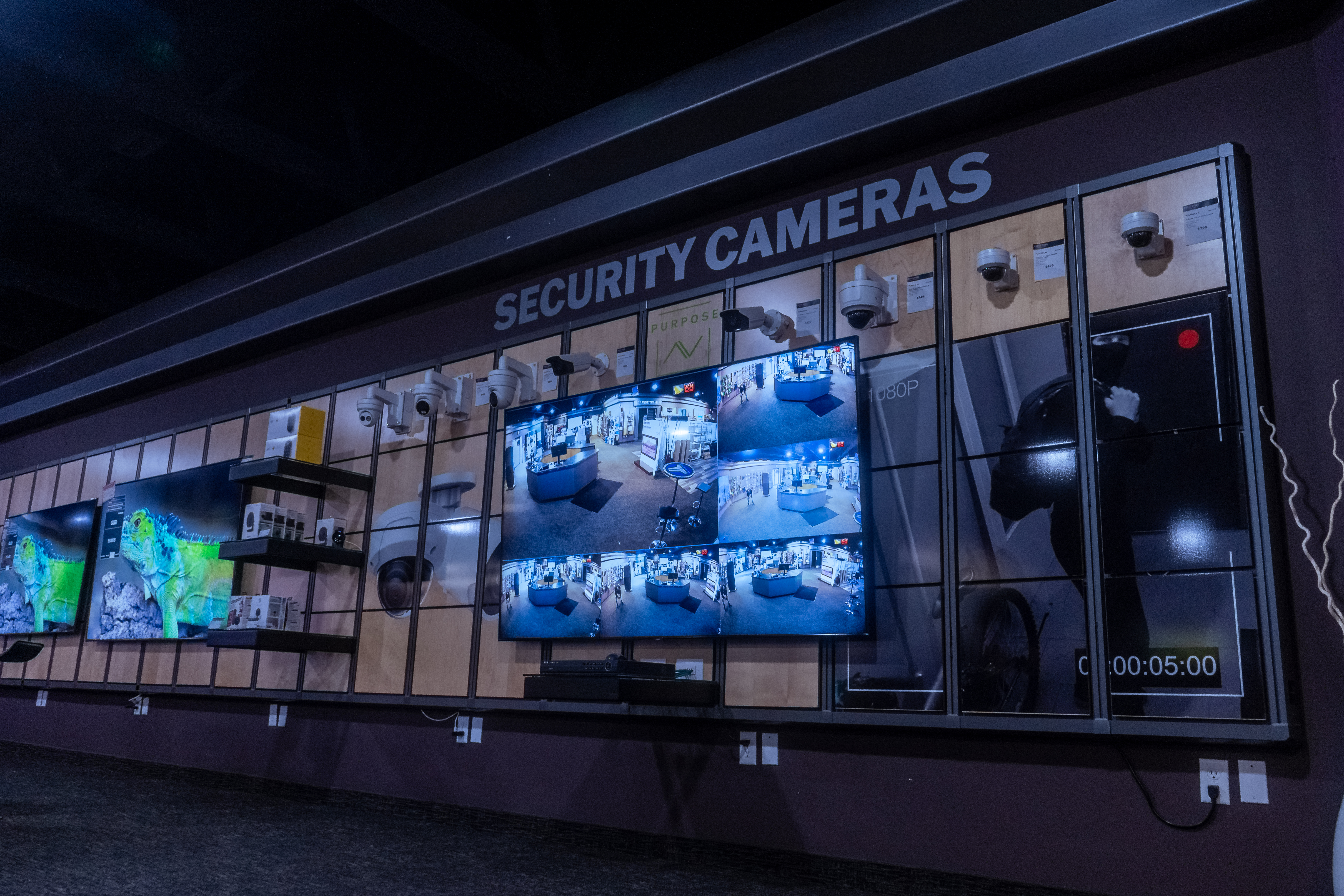 Security Systems Display Showroom Peace Region