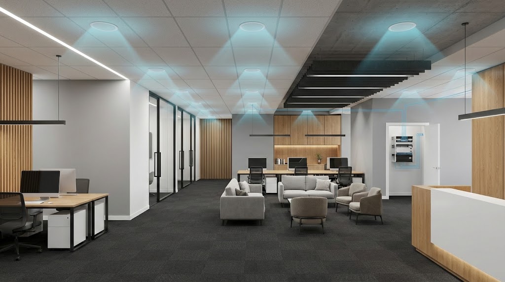 Commercial Distributed Audio Office Grande Prairie